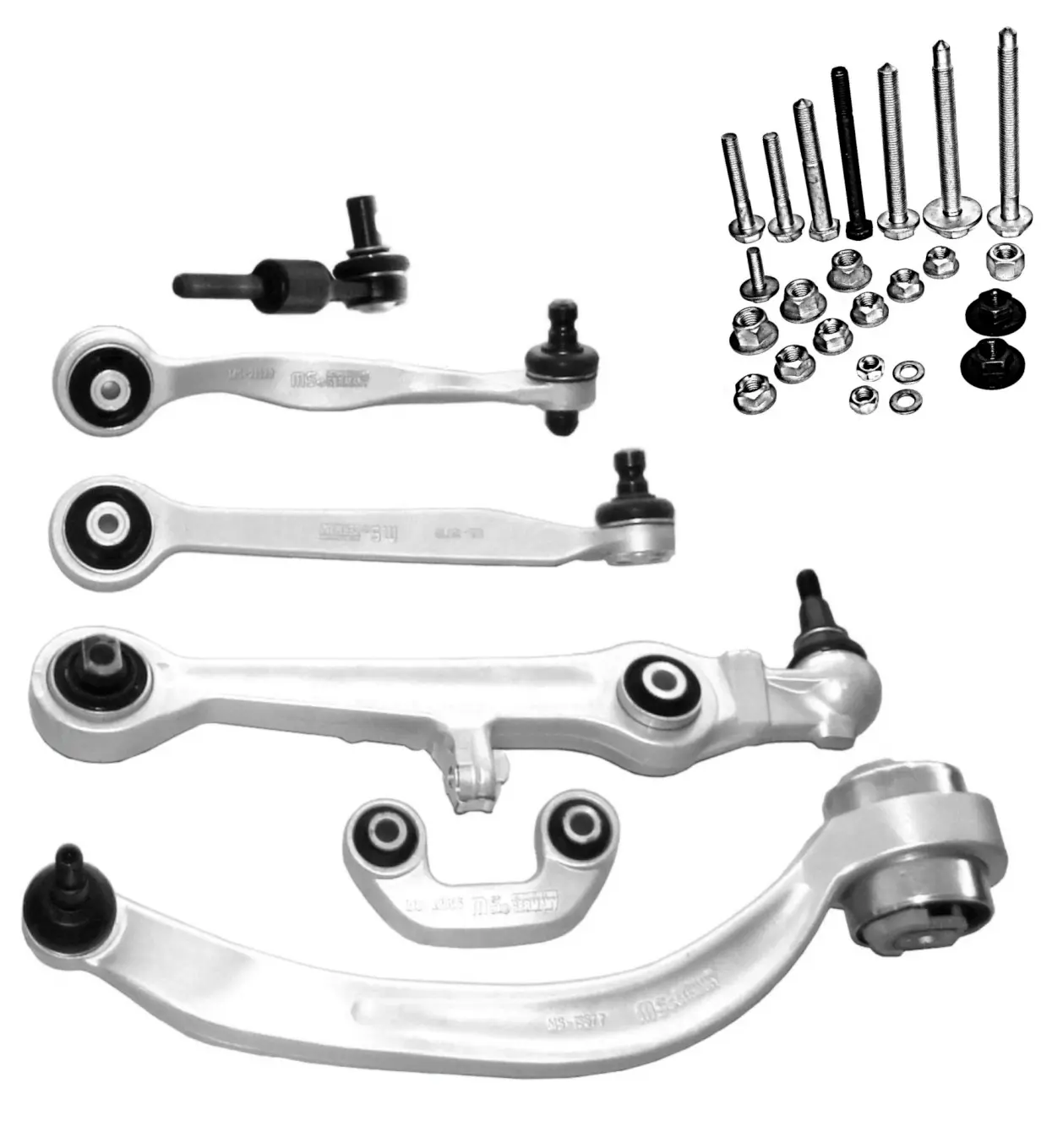 Bærearmssett foran AUDI A4 B6 B7 2000-2004 høyre side