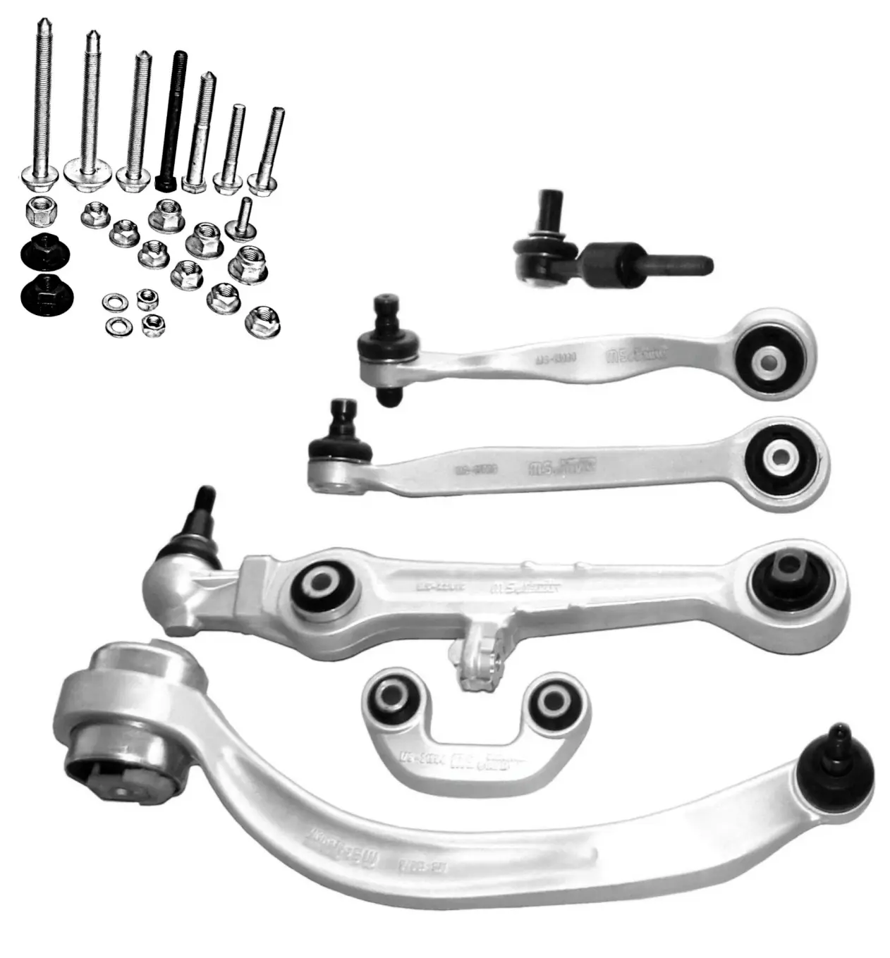 Bærearmssett foran AUDI A4 B6 B7 2000-2004 venstre side