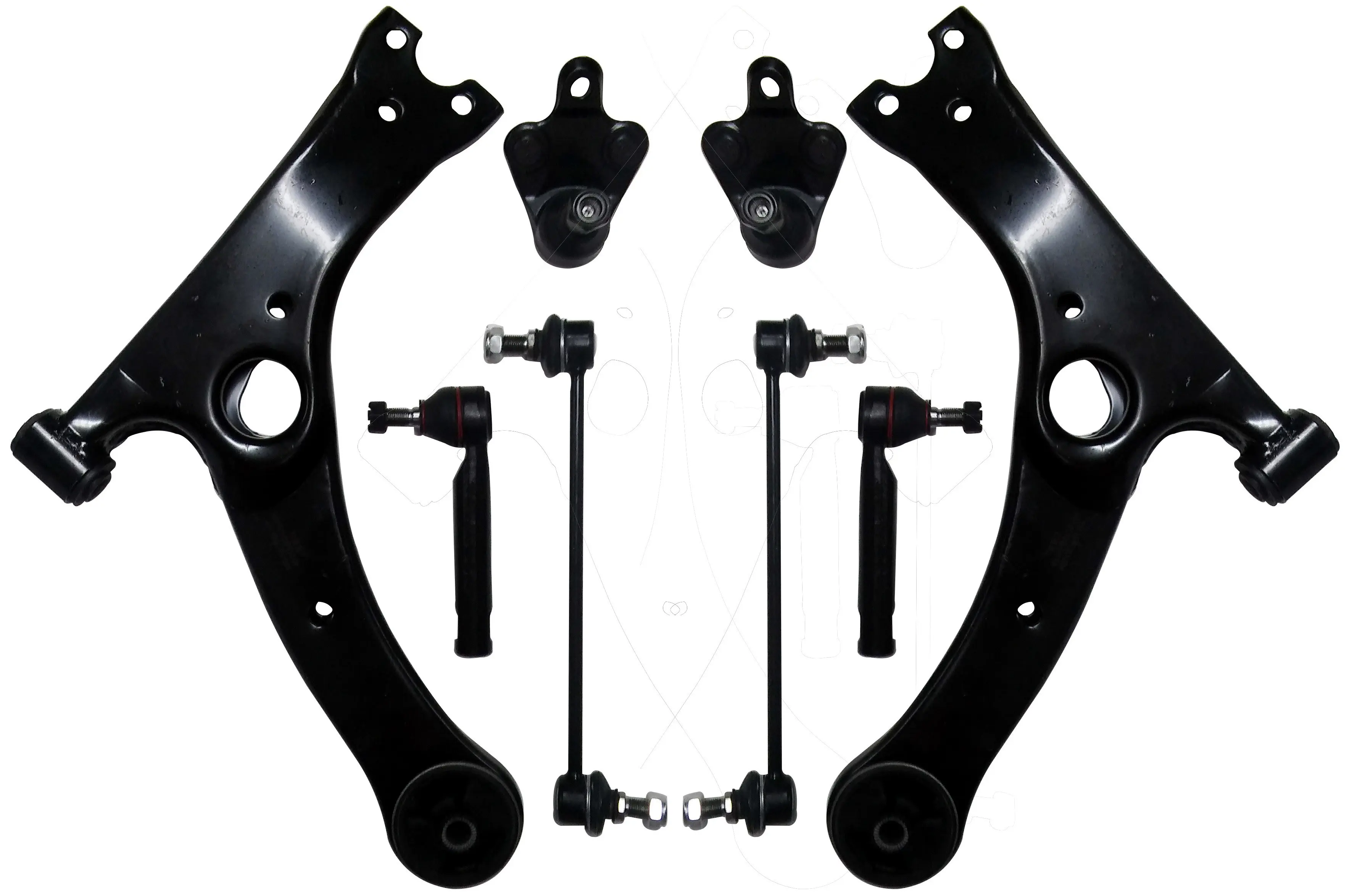 Bærearmssett foran Toyota Avensis II (T25) 2003 - 2009