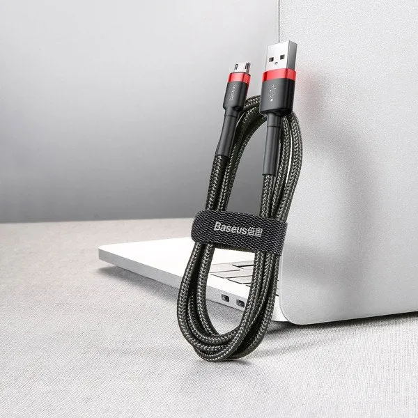 Baseus Cafule Cable | Nylon USB-Micro USB dobbeltsidig 1.5A 2M – bilde 3