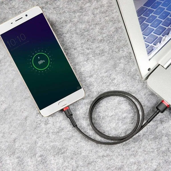 Baseus Cafule Cable | Nylon USB-Micro USB dobbeltsidig 1.5A 2M – bilde 4