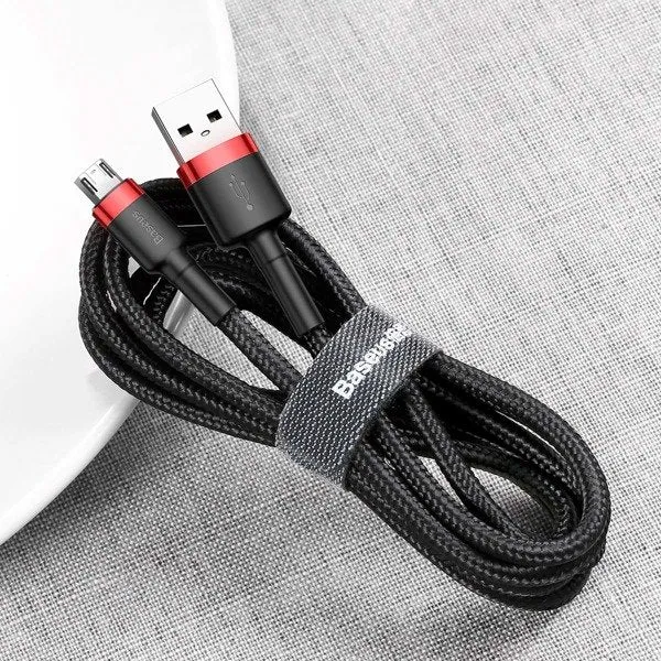 Baseus Cafule Cable | Nylon USB-Micro USB dobbeltsidig 1.5A 2M – bilde 5