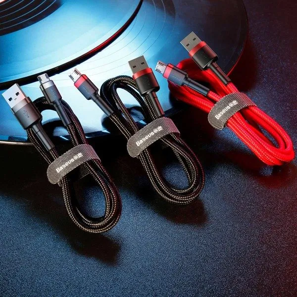 Baseus Cafule Cable | Nylon USB-Micro USB dobbeltsidig 1.5A 2M – bilde 6