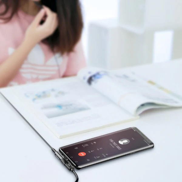 Baseus L41 | USB-C til Mini Jack 3,5 mm / USB-C lydovergangsadapter for hodetelefoner Image 4