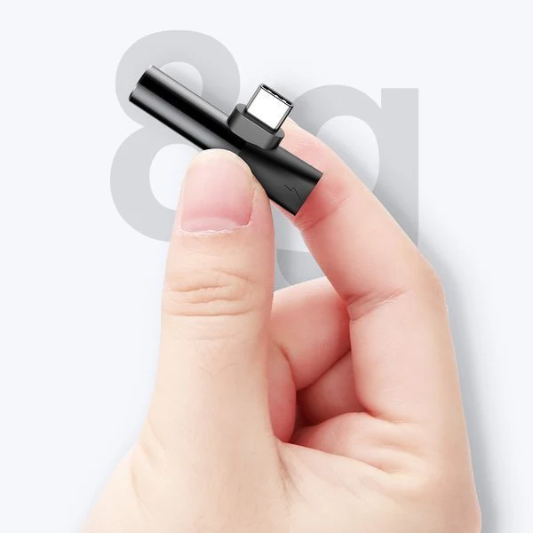 Baseus L41 | USB-C til Mini Jack 3,5 mm / USB-C lydovergangsadapter for hodetelefoner Image 6