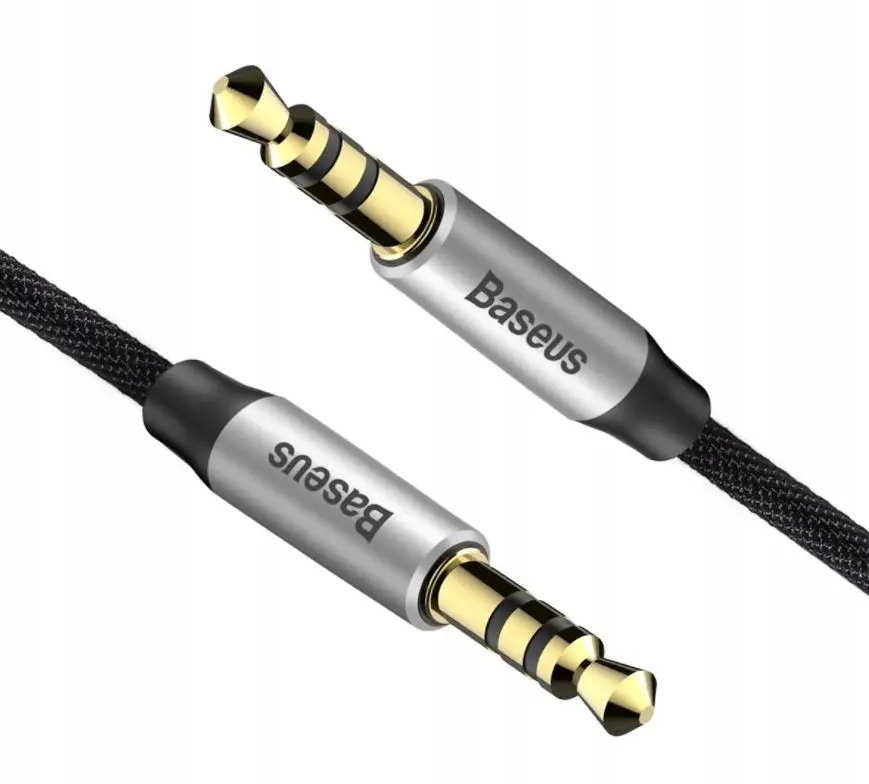 Baseus mini jack 3.5mm AUX audio 100cm – bilde 2