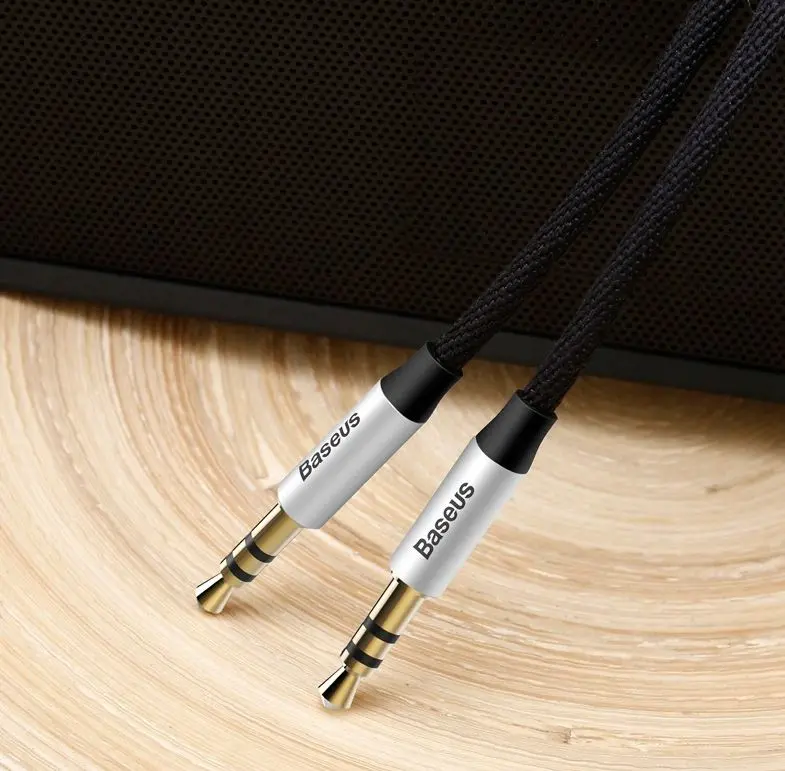 Baseus mini jack 3.5mm AUX audio 100cm – bilde 5