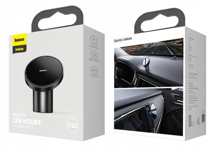 Baseus NeoGravity Magnetic | 2-i-1 bilholder for dashbord/ventilasjonsgitter til iPhone med MagSafe – bilde 10