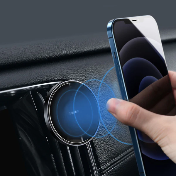 Baseus NeoGravity Magnetic | 2-i-1 bilholder for dashbord/ventilasjonsgitter til iPhone med MagSafe – bilde 4