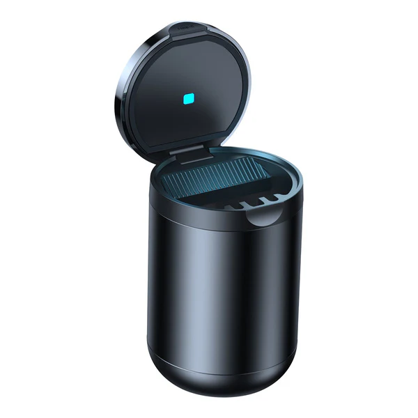 Baseus Premium Car Ashtray II | LED-belyst bilaskebeger for bil og kontor