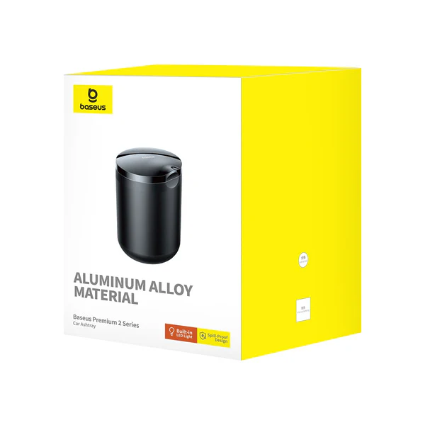 Baseus Premium Car Ashtray II | LED-belyst bilaskebeger for bil og kontor – bilde 10