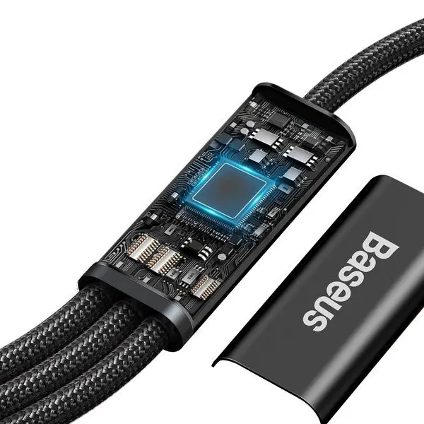 Baseus Rapid Series | Ladekabel 3w1 Type-C USB-C Micro Lightning Power Delivery 20W 18W 3.5A – bilde 6