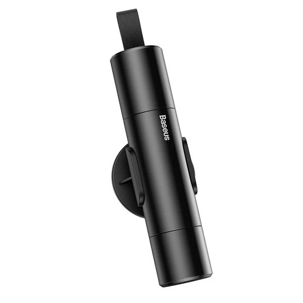 Baseus Sharp Tool Black | Sikkerhetshammer og livskniv for bilruter og sikkerhetsbelter - Svart