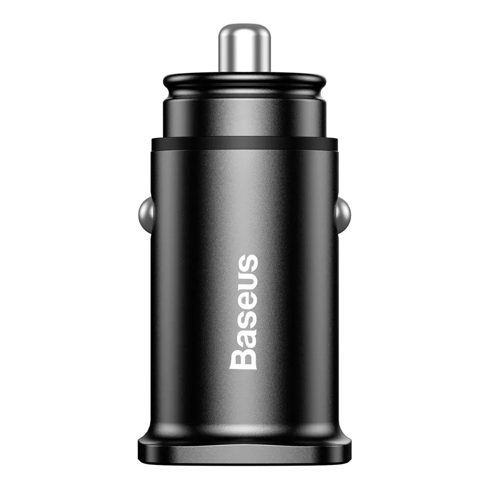 Baseus Square Metal A+A | Billader med 2x USB QC 3.0 Huawei SCP 5A – bilde 3