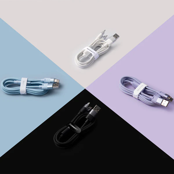 Baseus StarSpeed 1-for-3 | 3-i-1 USB-kabel - Micro Lightning USB-C 1.2m – bilde 4