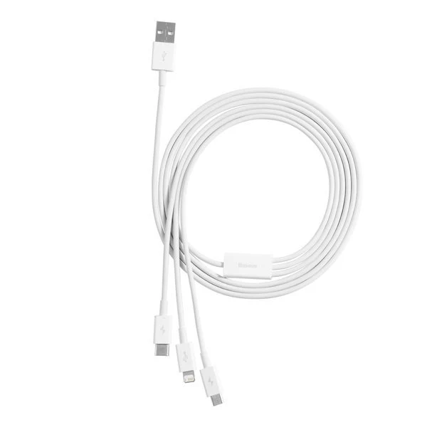 Baseus Superior | 3-in-1 USB - USB-C Micro Lightning 3.5A cable Image 10