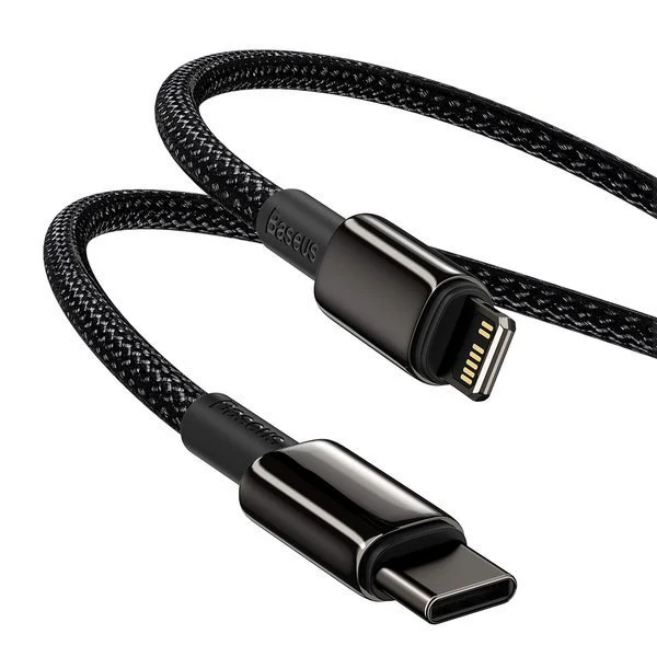 Baseus Tungsten Gold | USB-C - Lightning-kabel til iPhone Power Delivery 20W 1m