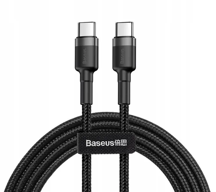 Baseus USB-C Type-C Strømforsyning 60W QC-kabel 2m – bilde 2