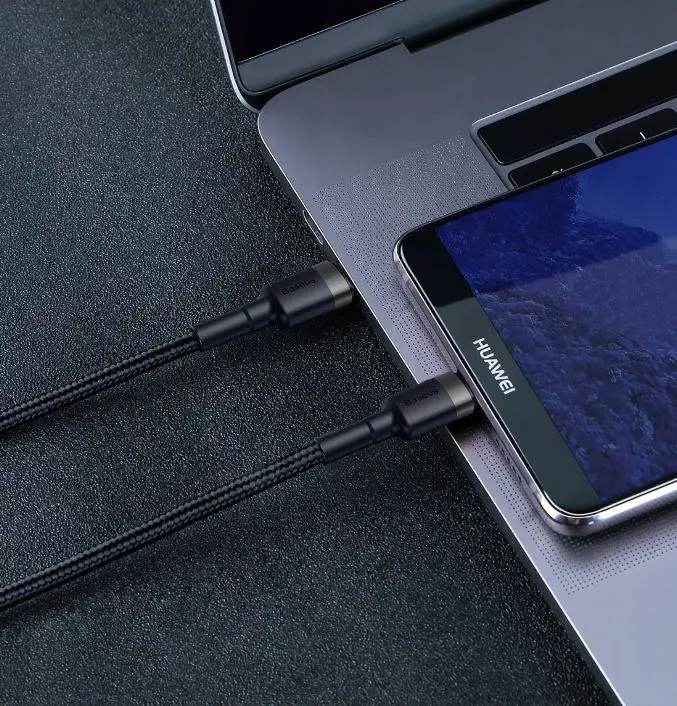Baseus USB-C Type-C Strømforsyning 60W QC-kabel 2m – bilde 6