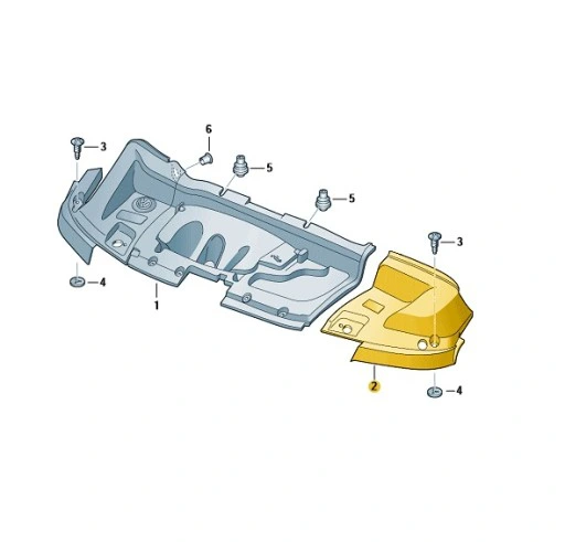 Batteri deksel VW T5 2003-2009 – bilde 3