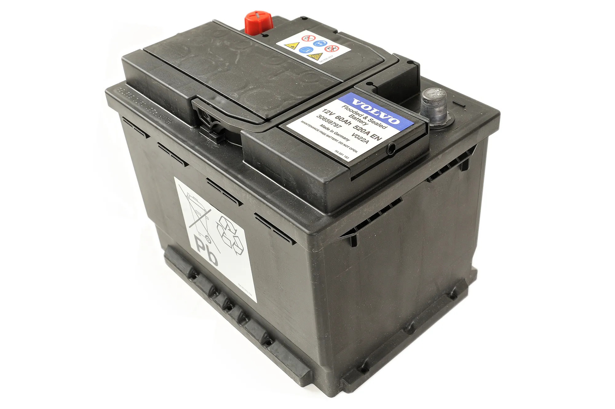 Batteri Volvo Genuine® S40 S60 S80 V40 V60 V70 XC60 XC70 XC90 │ 60Ah 520CCA startbatteri