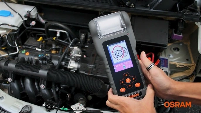 Batterianalysator Osram BATTERYtest PRO OBAG900 │ Profesjonell 12V / 24V tester med skriver – bilde 11