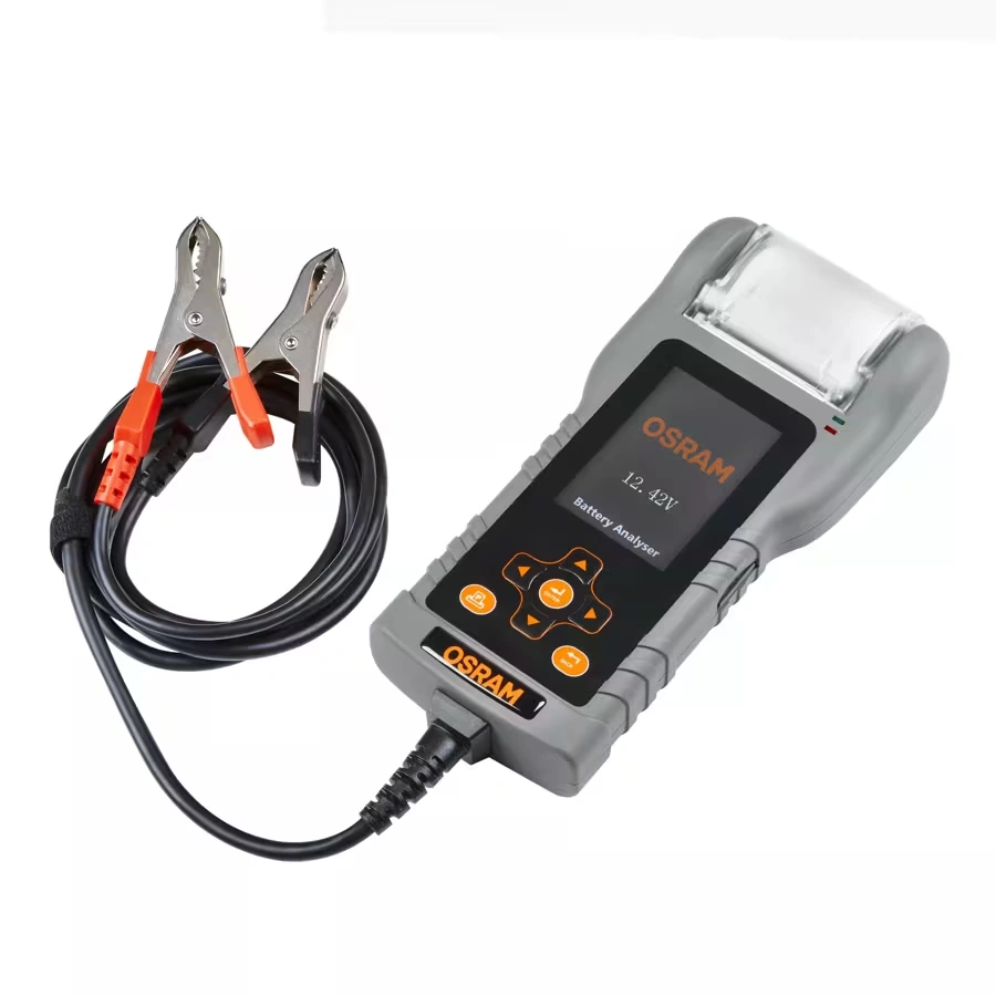 Batterianalysator Osram BATTERYtest PRO OBAG900 │ Profesjonell 12V / 24V tester med skriver – bilde 4