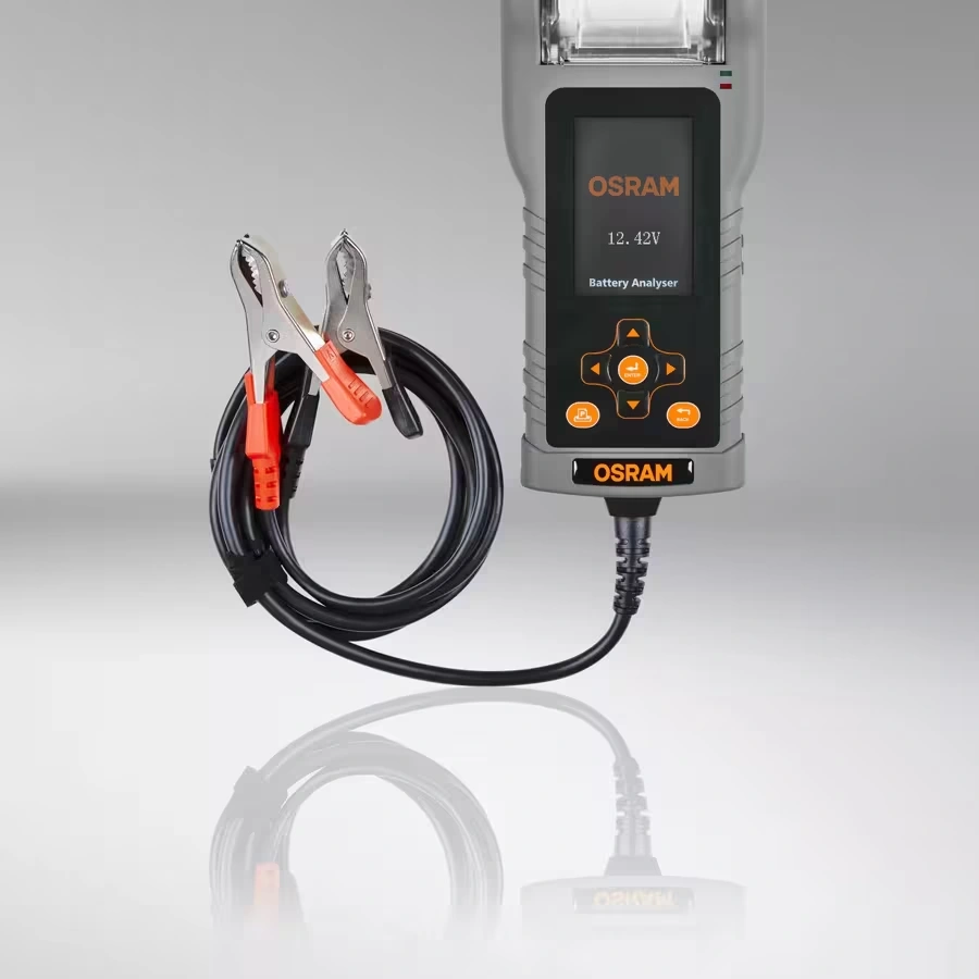 Batterianalysator Osram BATTERYtest PRO OBAG900 │ Profesjonell 12V / 24V tester med skriver – bilde 6