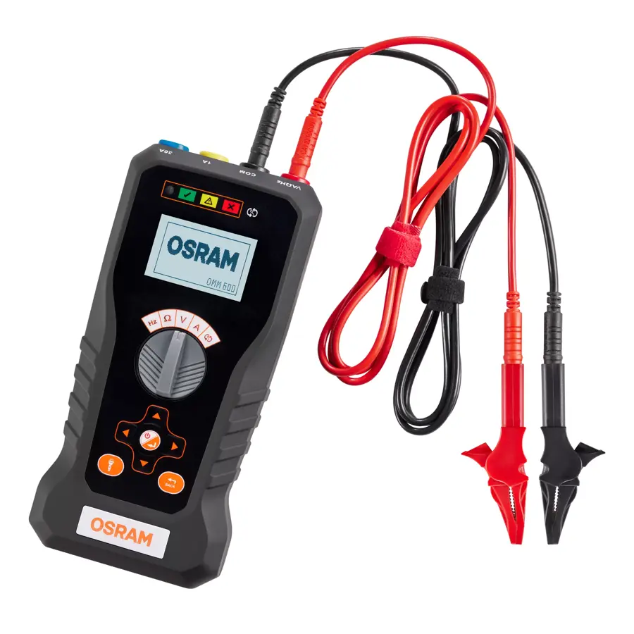 Batteritester Osram BATTERYtest PRO OMM600 │ Multifunksjonell kjøretøytester – bilde 11