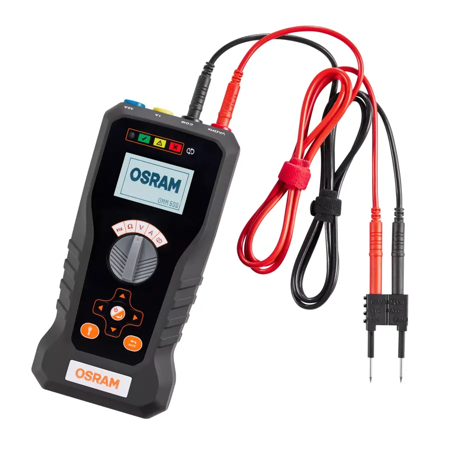 Batteritester Osram BATTERYtest PRO OMM600 │ Multifunksjonell kjøretøytester – bilde 9