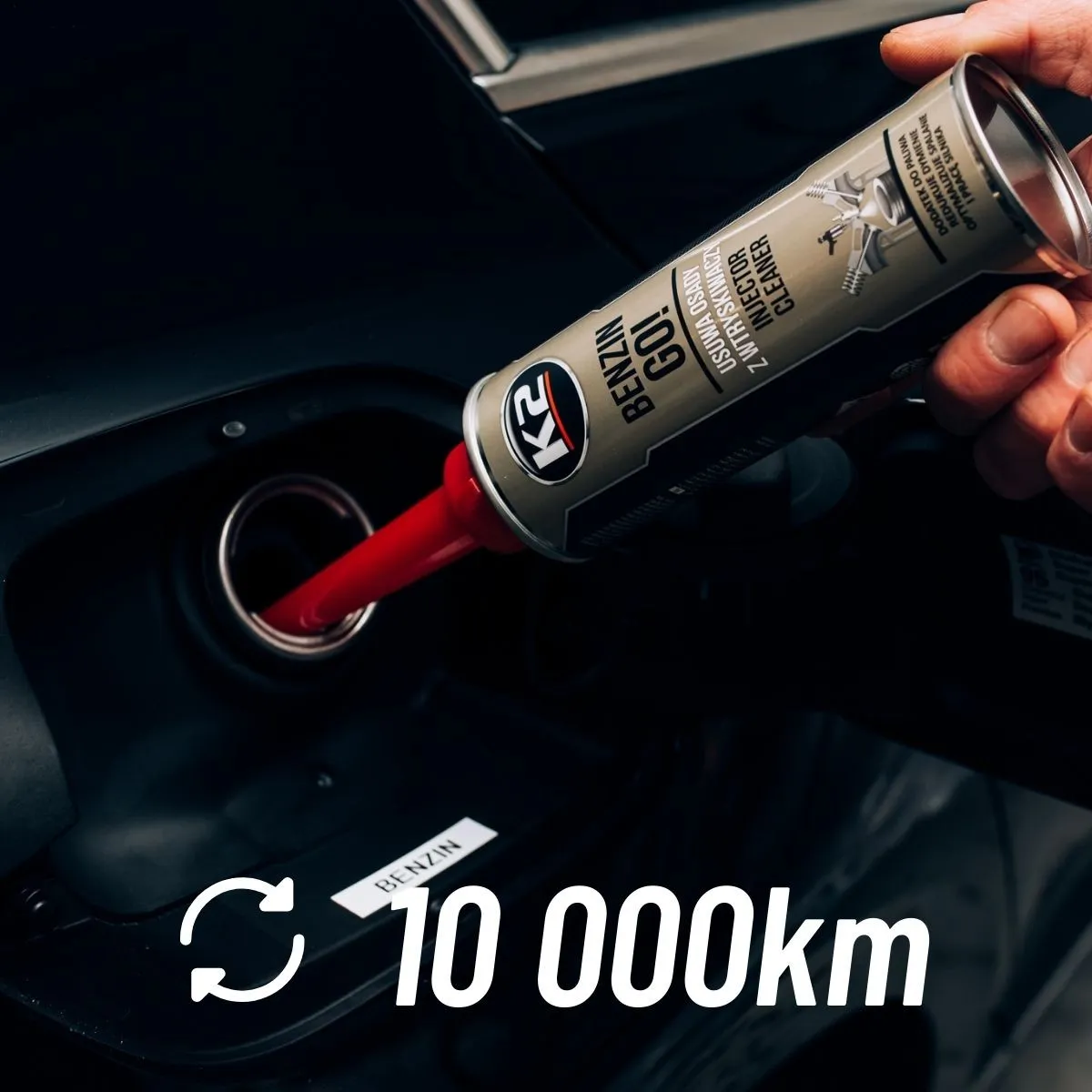 Bensintilsetning K2 Benzin Go! injektorrens - 250ml – bilde 2