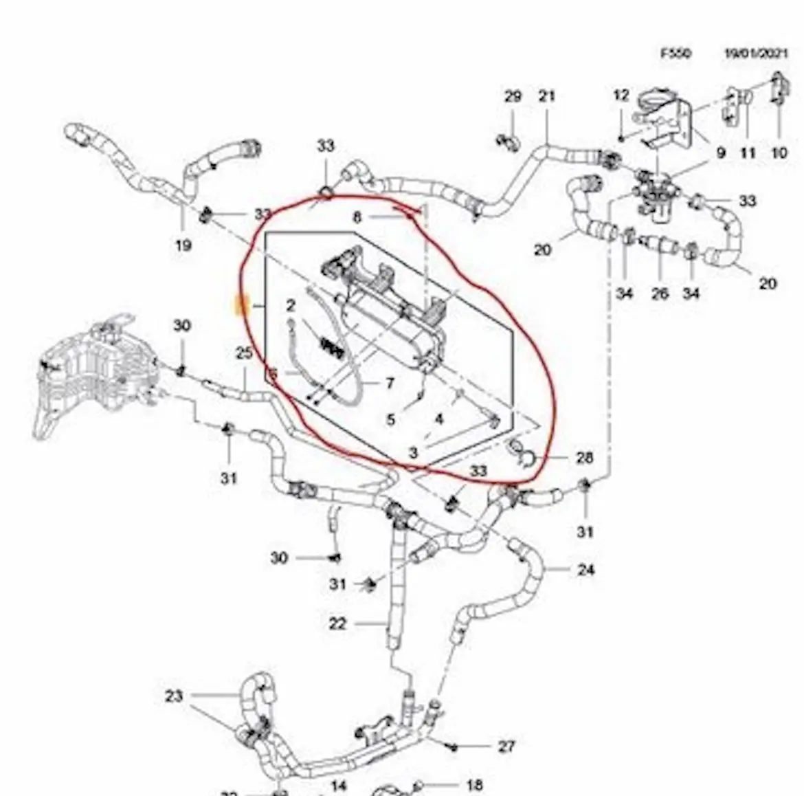 Bensinvarmer Volvo │ Genuine® Auxiliary pre-heater (Webasto)
