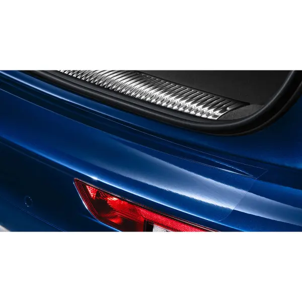 Beskyttelsesfolie bakfanger Audi A4 B9 Avant Facelift 2019 - 2024 | PPF Lastekantbeskyttelse Transparent Image 1