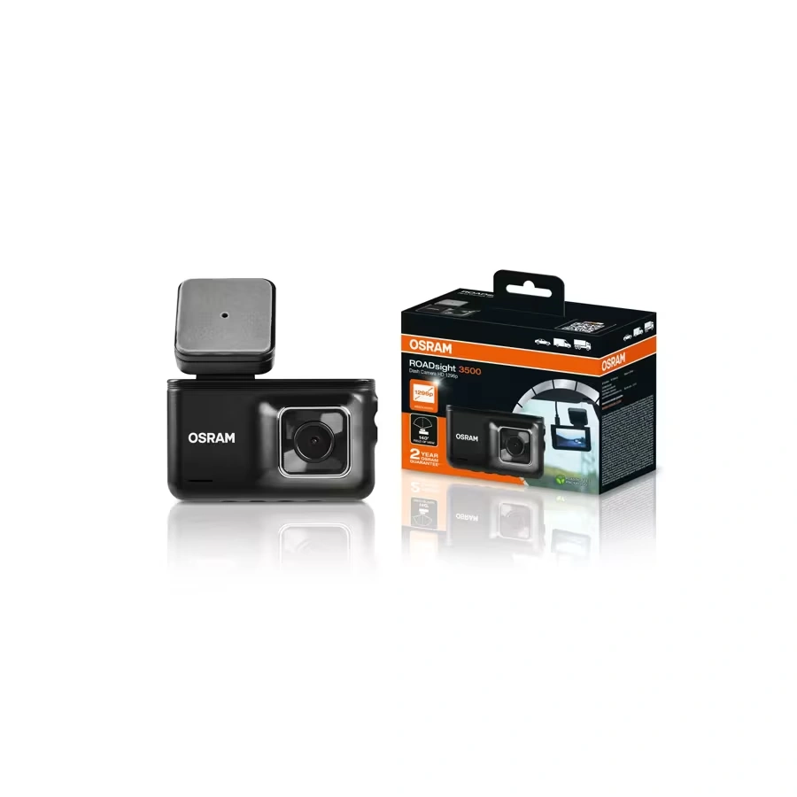 Bilkamera Osram ROADsight 3500 │ QHD 1296p Dashbordkamera med GPS