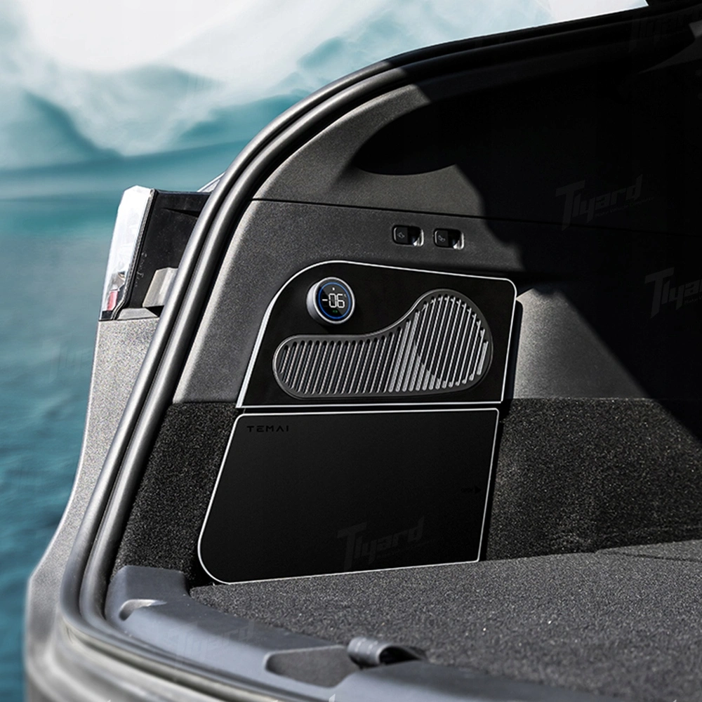 Bilkjøleskap 16L – for sidebagasjerom Tesla Model Y │ Kjøleboks appstyrt Bluetooth