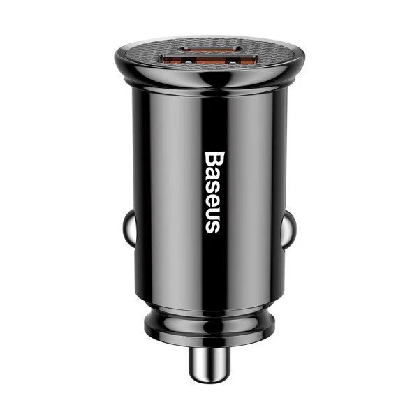 Billader Baseus Circular Plastic | USB-A Type-C USB-C PD 30W QC 3.0 SCP 5A Image 1