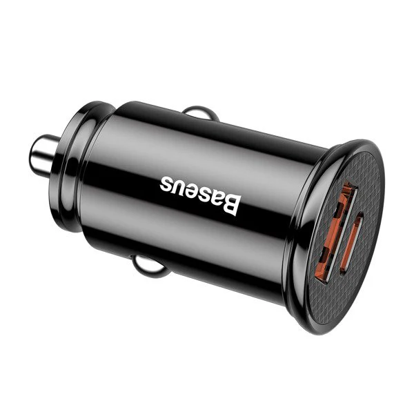 Billader Baseus Circular Plastic | USB-A Type-C USB-C PD 30W QC 3.0 SCP 5A Image 9