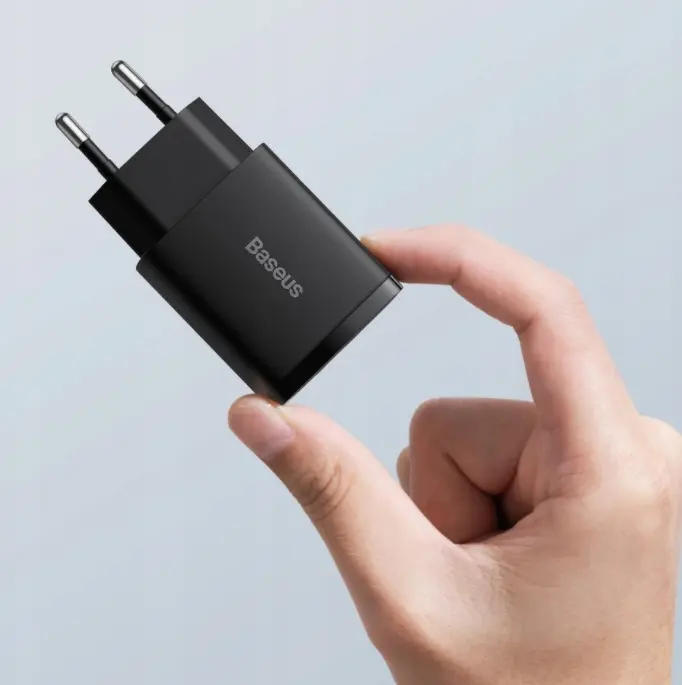 Billader BASEUS USB STRØMLADER USB-C QC 3.0 PD 20W – bilde 6
