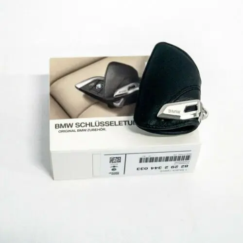 Bilnøkkelbeskyttelse BMW Skinn Luxury Black