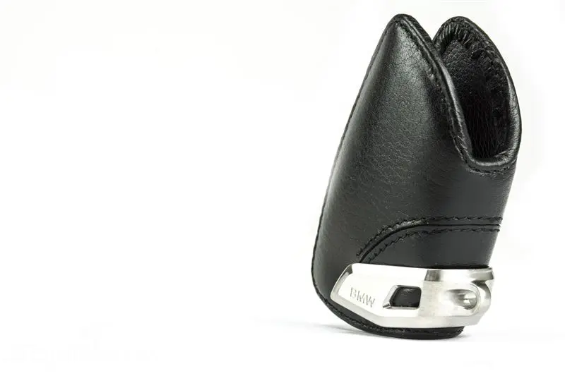 Bilnøkkelbeskyttelse BMW Skinn Luxury Black – bilde 4
