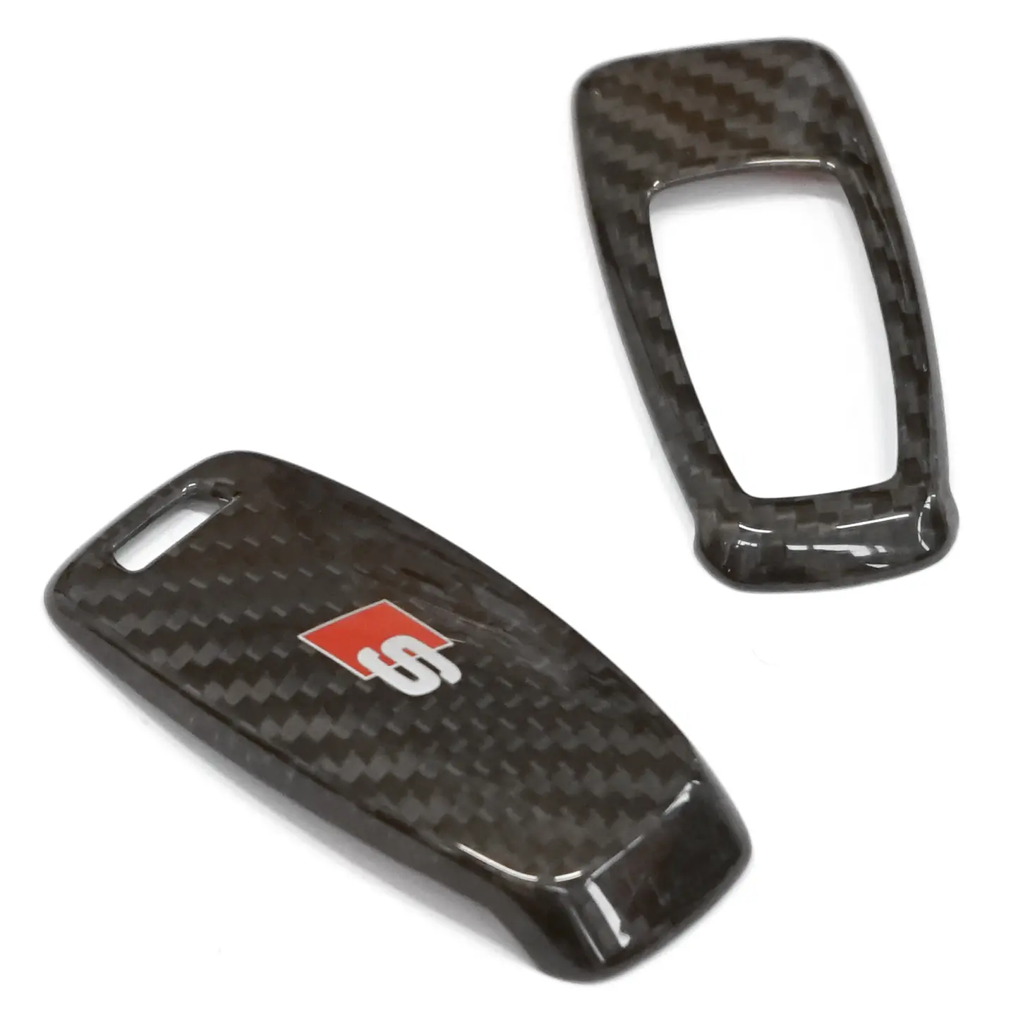 Bilnøkkeldeksel Audi S-Line Carbon Edition │ Genuine® Key Case Cover
