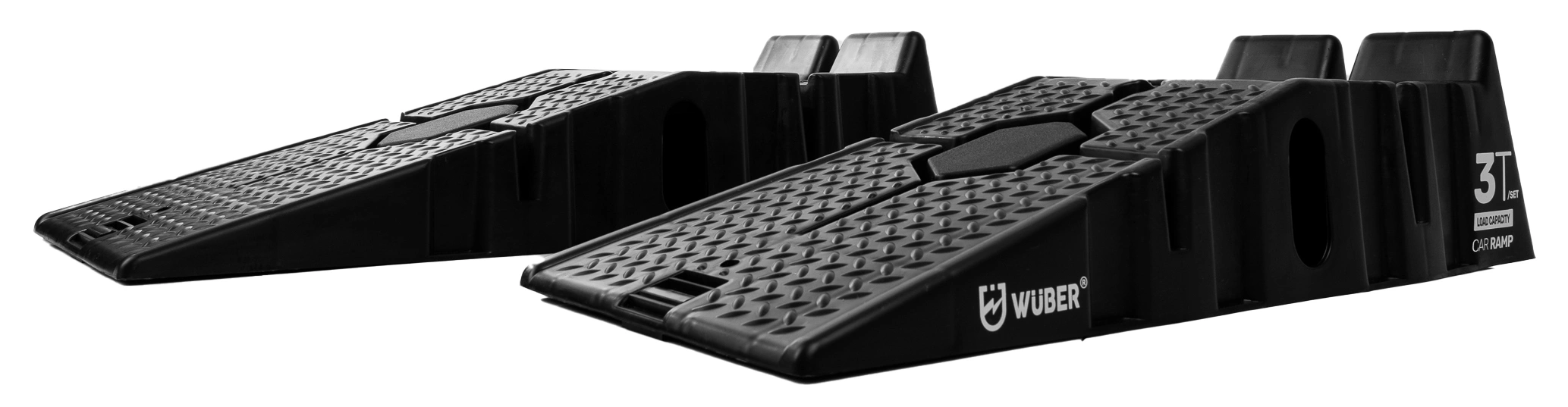 Bilramper Wuber 3 ton Car Ramp │ Sklisikre Oppkjøringsramper - sett 2 stk. Image 2