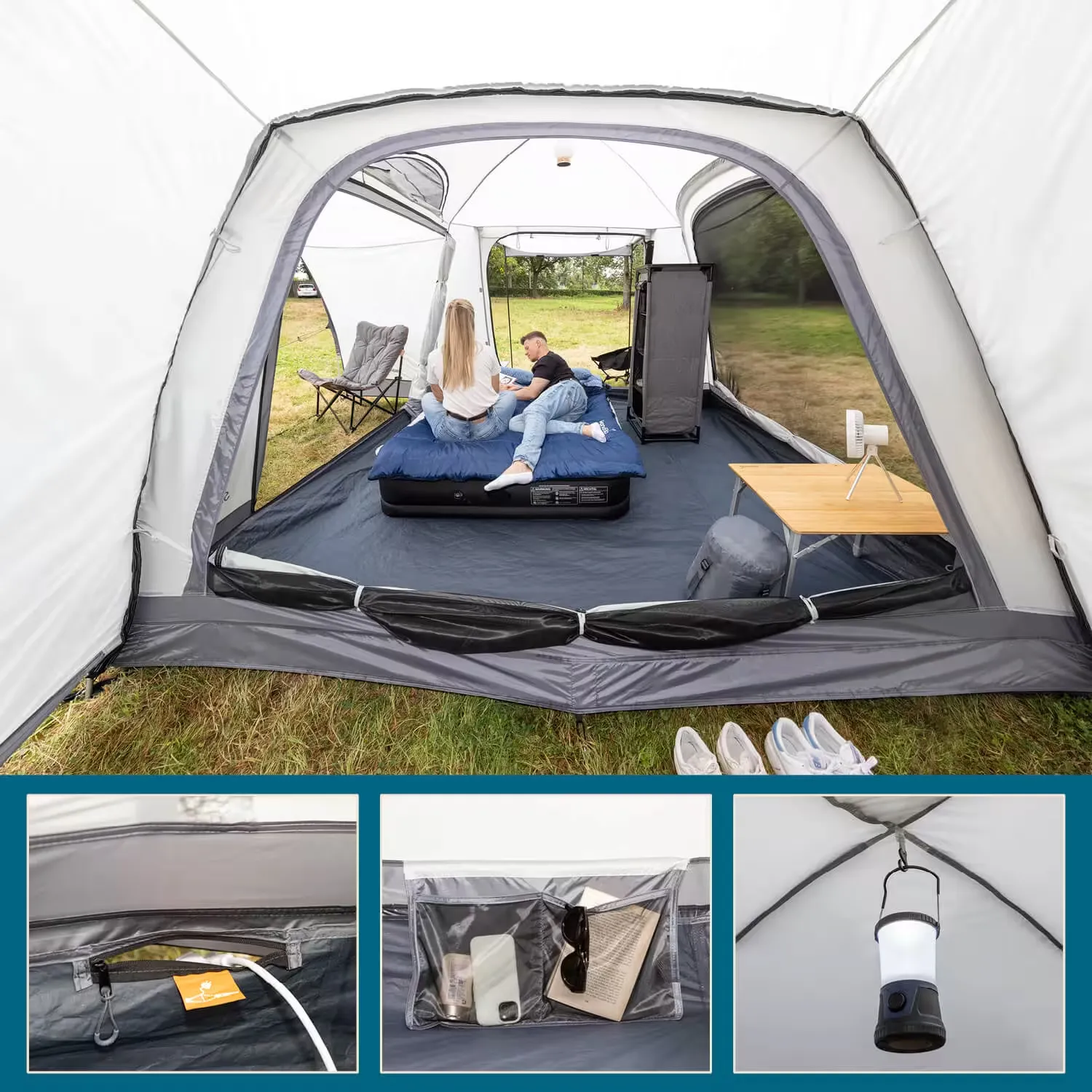 Biltelt Skandika Pitea 4 Flex Protect Van 4 personer │ frittstående - med van-tilkobling – bilde 5
