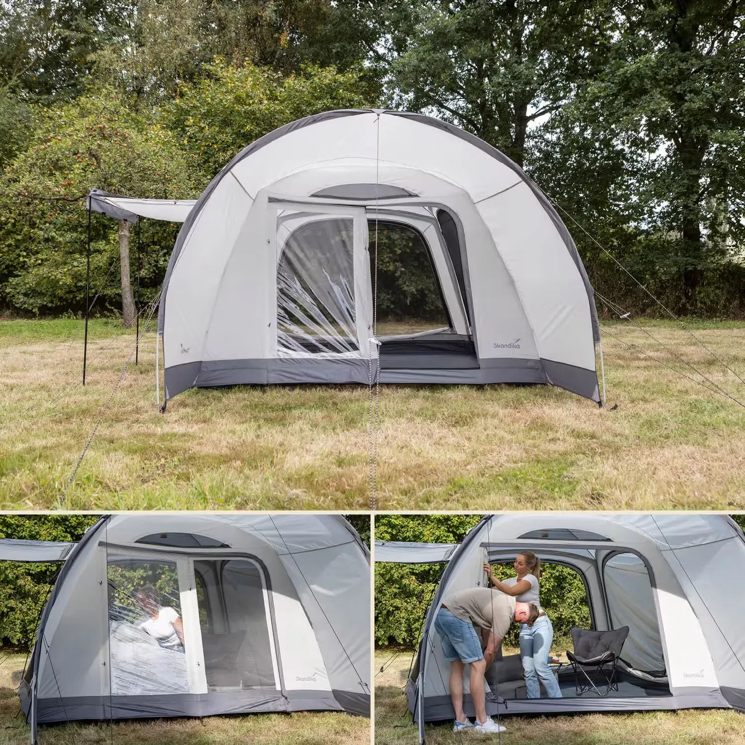 Biltelt Skandika Pitea 4 Flex Protect Van 4 personer │ frittstående - med van-tilkobling – bilde 6