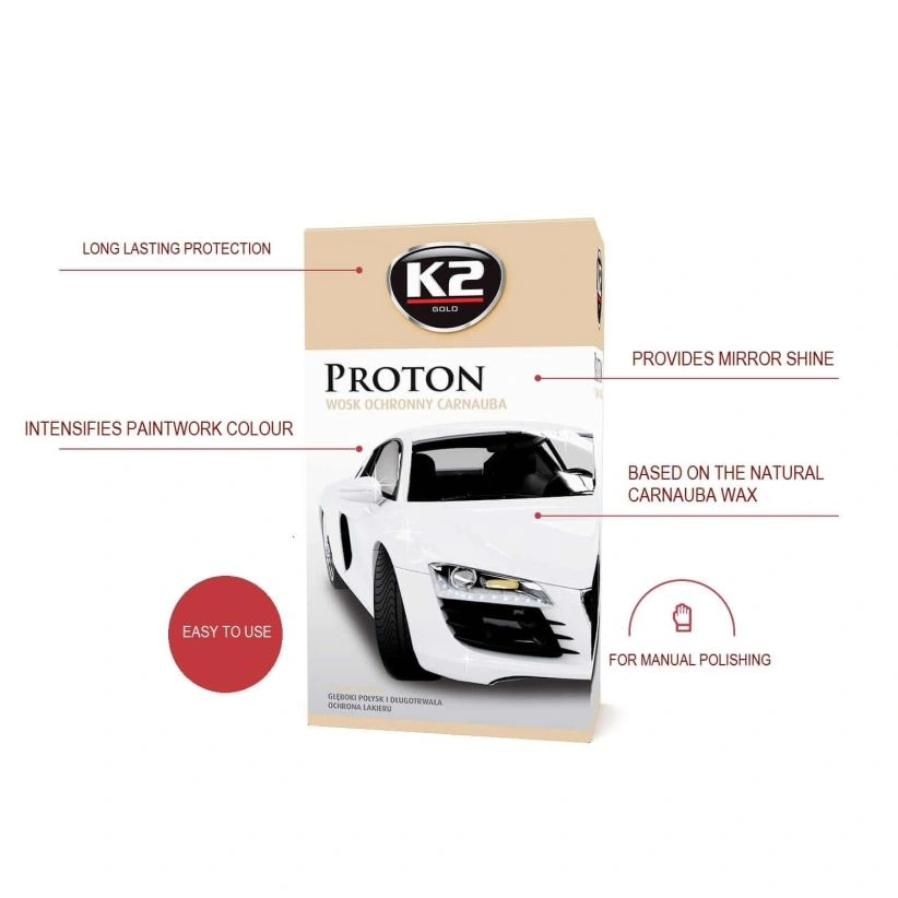 Bilvoks K2 PROTON Hard carnaubavoks - 200 g – bilde 6