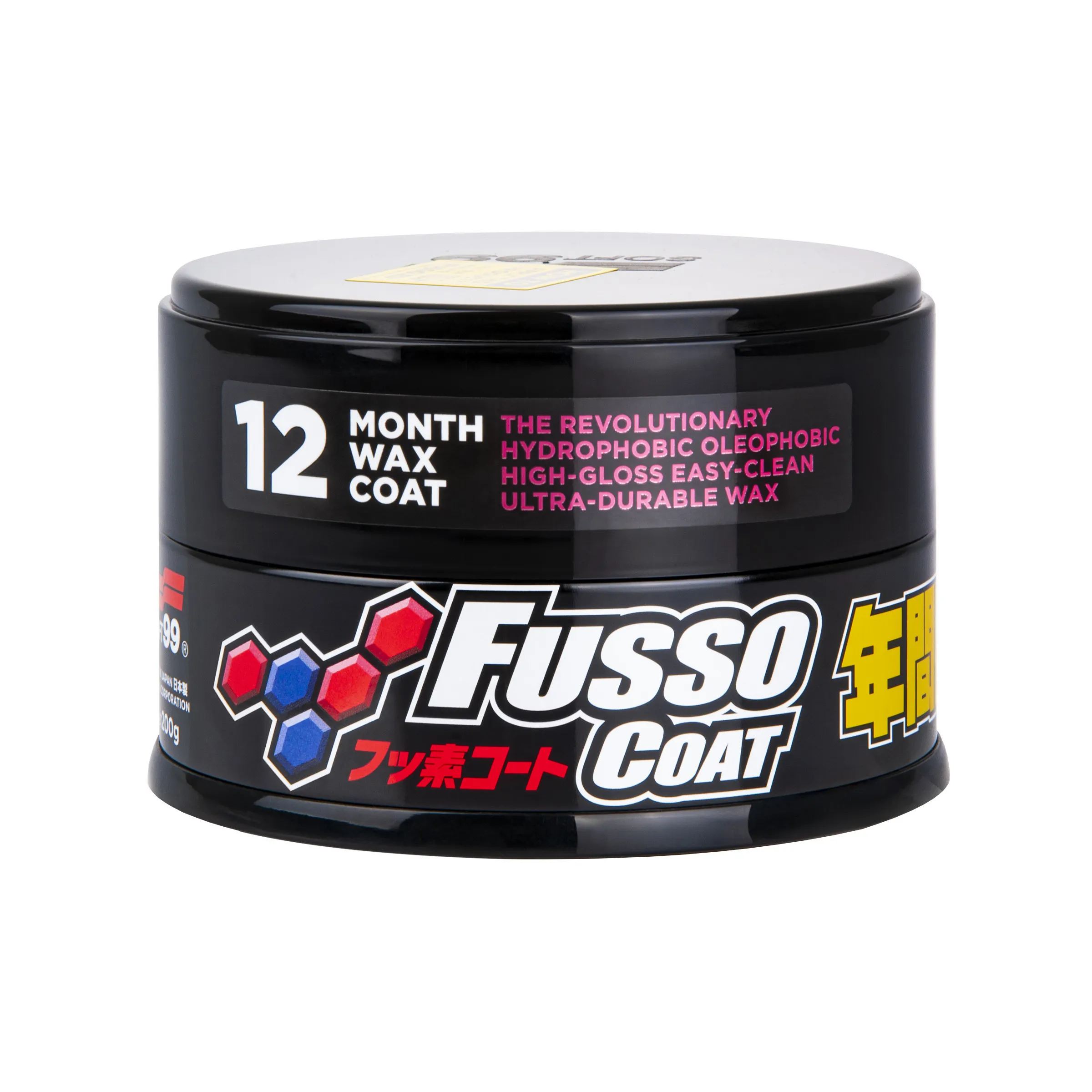 Bilvoks Soft99 Fusso Coat Black │ 12 Months Hard Car Wax Dark - 200g Image 1