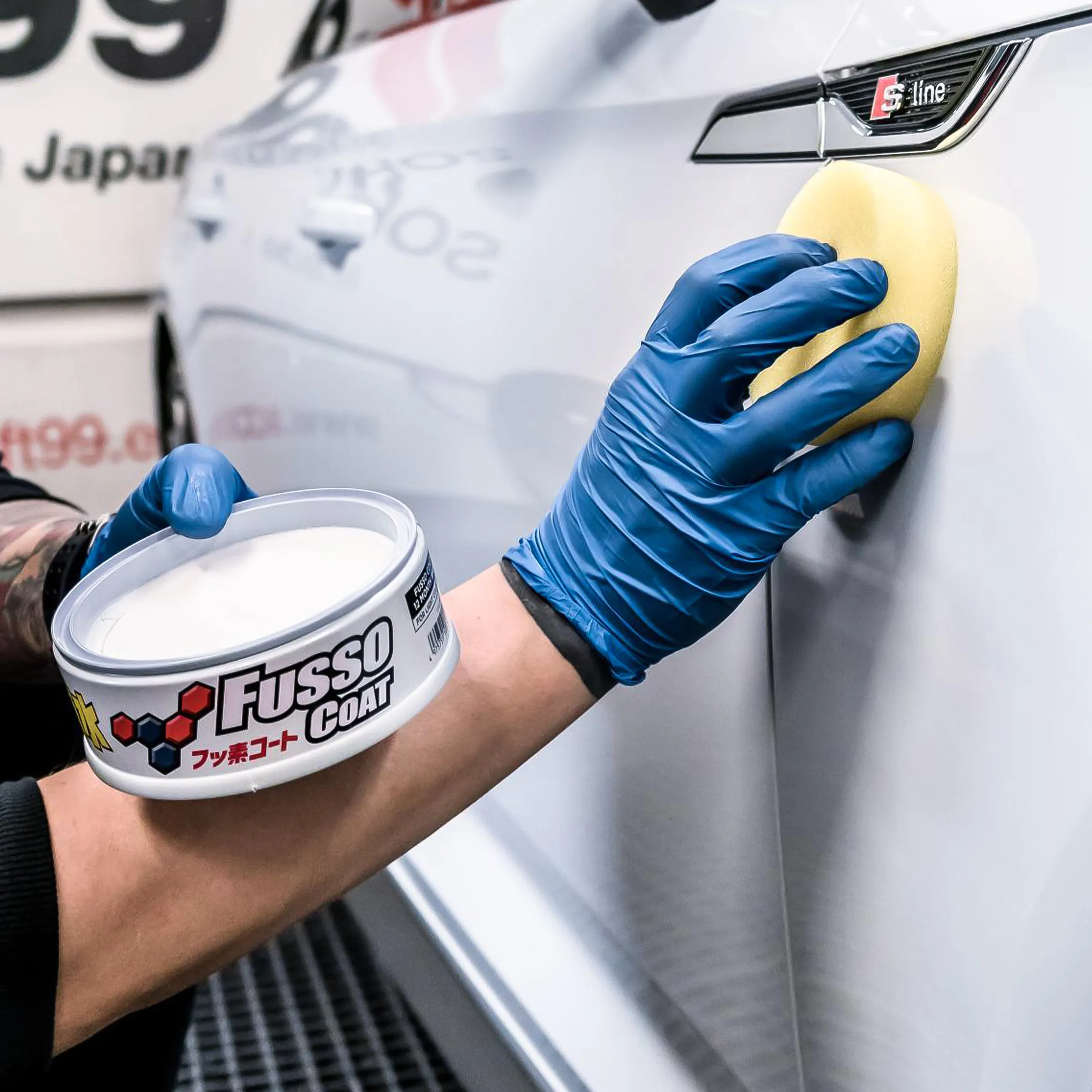 Bilvoks Soft99 Fusso Coat Light │ 12 Months Hard Car Wax Light - 200g Image 4