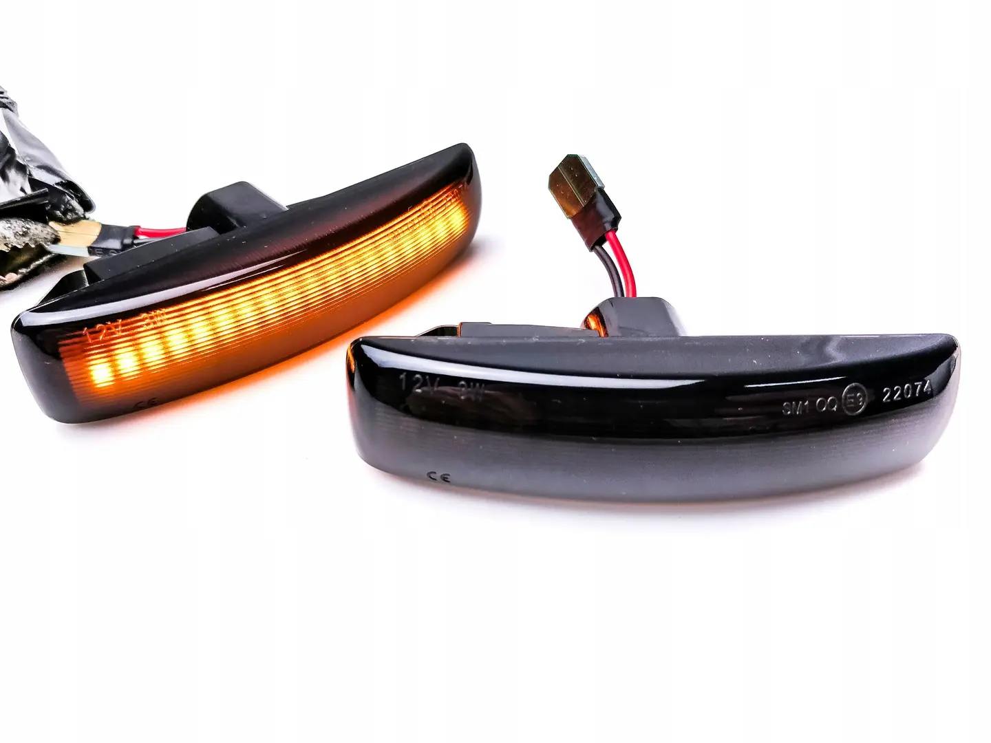 Blinklys LED Dynamic Black Land Rover Discovery / Ranger Rover / Freelander – bilde 2
