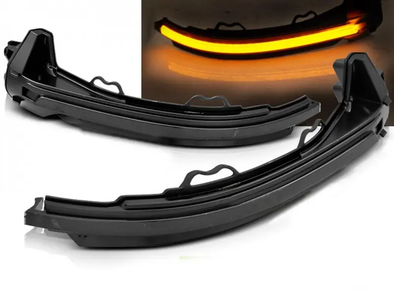 Blinklys sidespeil LED Dynamisk AUDI A4 2016-> / A5 2017-> SMOKE SEQ LED