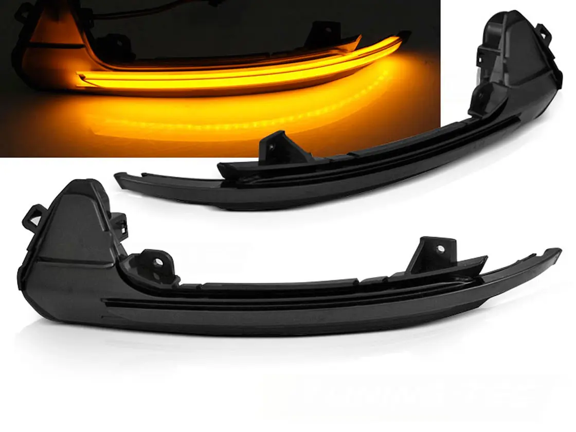 Blinklys sidespeil LED Dynamisk Audi A6 C7 2011 - 2018 │ SMOKE LED